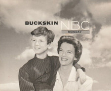 Orig NBC Telop Bump Card Promo Photo 1958 Buckskin Tom Nolan Sally Brophy DBW