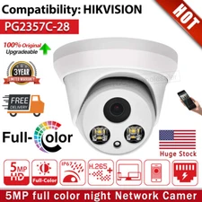 US Hik Compatible Full Color 5MP MIC CCTV Security IP Camera PG2357C POE