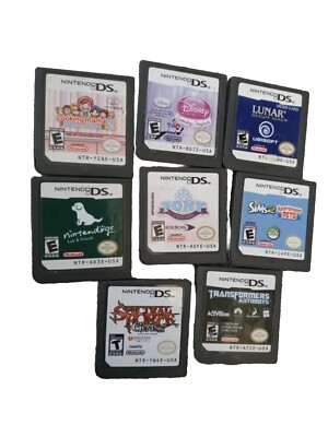 Nintendo DS Cartridge Video Games Official Authentic LOT: YOU CHOOSE!
