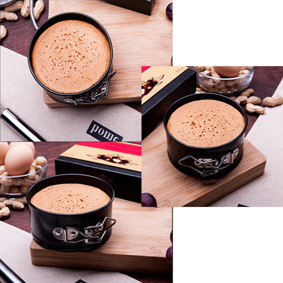 1X Kuchenform Runde DIY Backform Backform Pfanne Wiederverwendbar 12CM-28CM - Bild 4 von 4