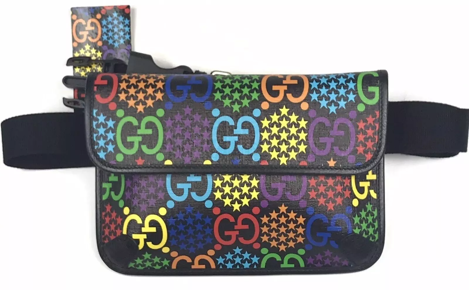 Sac ceinture psychédélique suprême Gucci #598113 GG, neuf dans sa boîte, neuf avec étiquettes