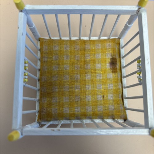LOT Dollhouse Miniature Baby Bedroom Nursery Furniture Crib Playpen Highchair - Picture 17 of 21
