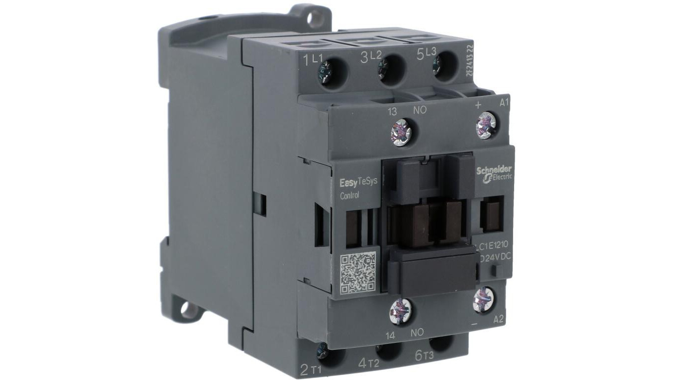 Easy TeSys 3P 12A AC3 5.5KW 24V DC 1NO contactor /T2UK