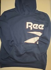 Reebok Hoodie Boys Blue W/Logo Size L 14-16 Sweatshirt
