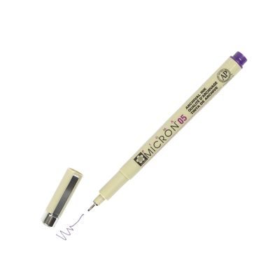 XSDK05-24 Sakura Pigma Micron 05 Marker Pen, 0.45mm Tip, Purple, Pack of 1