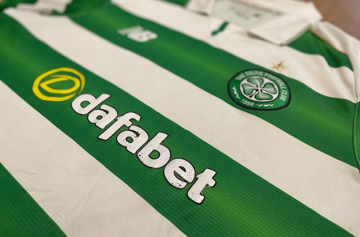 セルティック LARSSON 7番シャツ MEN'S FC CELTIC 2000/2002 HENRIK LARSSON #7 SOCCER FOOTBALL