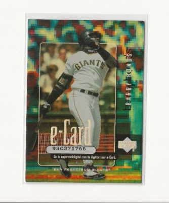 2001 Upper Deck Baseball e-Card - #E6 - Barry Bonds - San