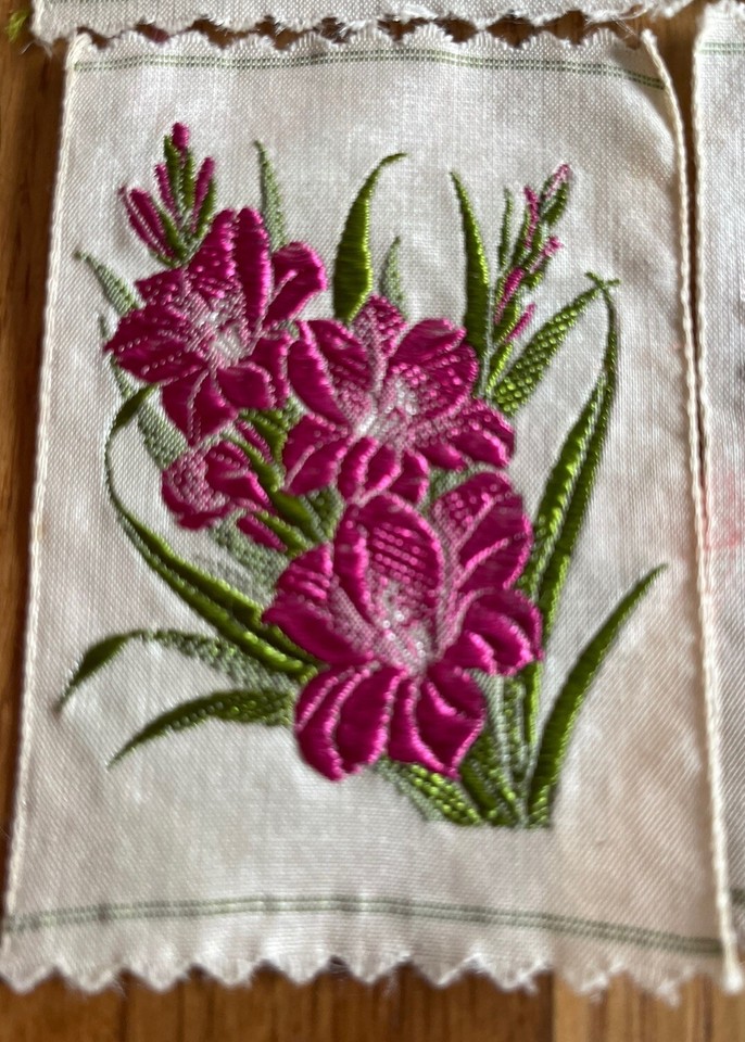 6 X Kensitas Silk Flower (Medium) Violet Lupin Me Not Geranium