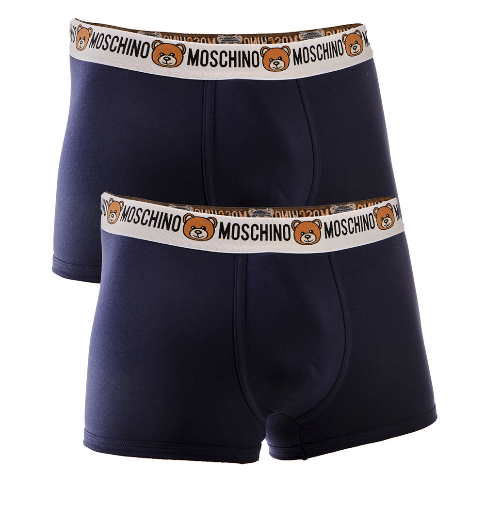 2 БОКСЕРА MOSCHINO UNDERWEAR Man Sz. S 47708119 290 СИНИЙ