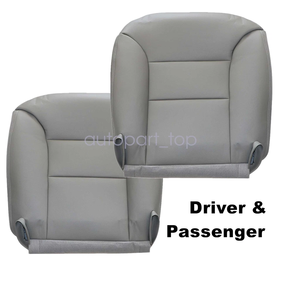 Cubierta de asiento inferior gris para conductor pasajero Chevy GMC K1500 K2500 1995-1999 Foto 2 de 4