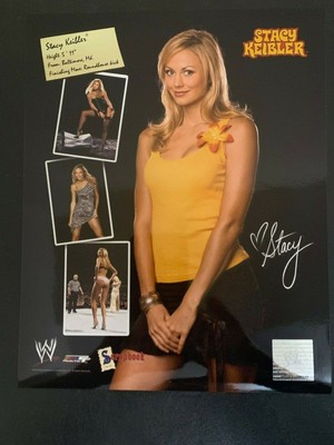 2003 STACY KEIBLER "COLLAGE" WWE AUTHENTIC ORIGINAL 8X10 GLOSSY PHOTO
