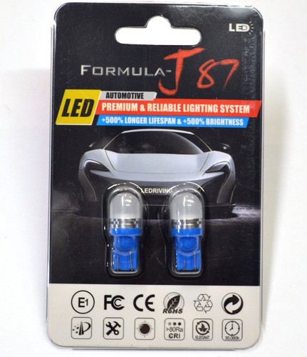 Luz LED 5050 Azul Helado 8000K 912 Dos Bombillas Respaldo Reverso Stock de Repuesto B - Imagen 2 de 9
