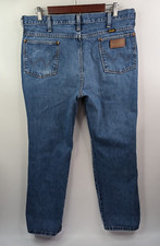 Vintage Wrangler 936GBK Men's Size 36x30 Slim Fit Jeans Made in USA Cowboy