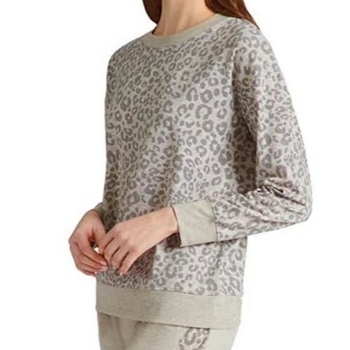 Splendid Leopard Crewneck Sweatshirt 