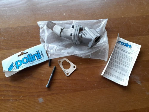 COLLETTORE ASPIRAZIONE MONOLAMELLARE Ø 19 POLINI 3F 215.0231 VESPA PK 50 - 125XL - Foto 8 di 14