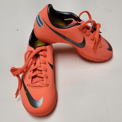 Nike JR Mercurial Victory III Indoor Kids Soccer Shoes Mango