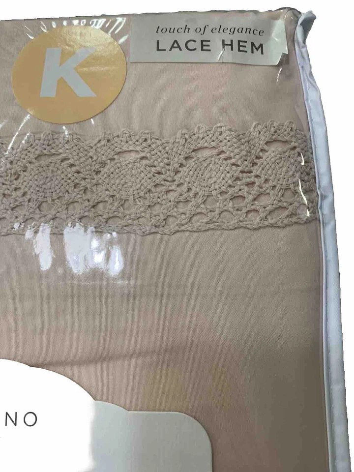 Milano 四件套蕾丝下摆床单套装。 国王尺寸 — 第 3/4 张图片