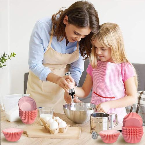 Muffinförmchen Papier, 300 Stück Mini Muffins Papierförmchen Lebensmittelqualitä - Bild 3 von 7