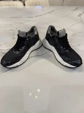 NEW VOILE BLANCHE Black Leather Sneaker Women’s Size 36 US 6