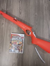 Cabela's Monster Buck Hunter + Orange Activision Rifle + Nintendo Wii Nunchuck