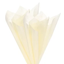 152-Sheet Korean Cotton Wrapping Flower Paper, 30cm [Bright Beige]