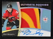2015 Ultimate Collection Rookies Spectrum Gold 1/10 Sam Bennett Patch Auto n2k