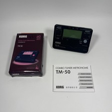 KORG TM-50 Combo Instrument Tuner and Metronome Tested Working
