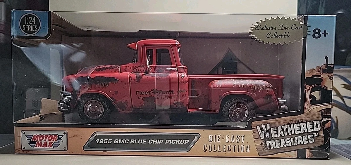 miniatura de metal Chevrolet c10 c1000 1966 escala 1/24 motormax