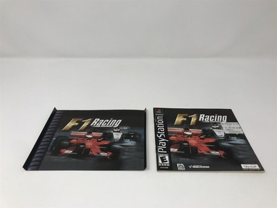 F1 Racing Championship - Sony Playstation 1 PS1 - Manual + Back Artwork Only !! 