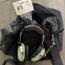 D/C David Clark pro aviation headset h10-76 w/accs,