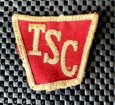TSC TRACTOR SUPPLY COMPANY EMBROIDERED SEW ON ONLY PATCH FARMING 2 3/4" x 2 1/4"
