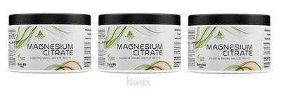 (EUR 51,15/kg) 3er-Pack - Peak - Magnesium Citrat Pulver 3 x 240g
