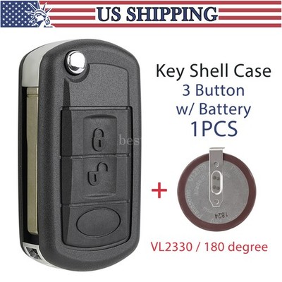 Replacement For Land Rover LR3 Range Rover Sport Remote Key Case Shell + Battery