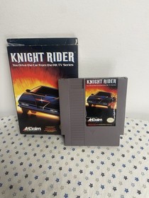 Knight Rider -  (Nintendo NES Video Game, 1989) WITH BOX No Manual TESTED