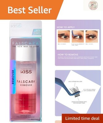 Natural Rosewater Eye Cleanser   Gentle Solution for Eyelash Extension Removal