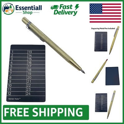 Durable Metal Crypto Seed Storage with Engraving Pen - 24-Word Backup Solution