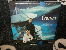 Contact Widescreen Laserdisc LD Commentary Jodie Foster Free Ship 50