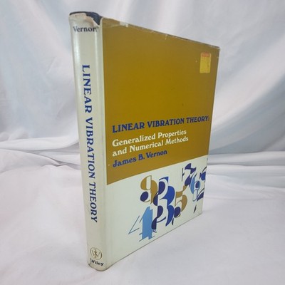 Linear Vibration Theory James B Vernon 1967 Engineering Math Hardcover