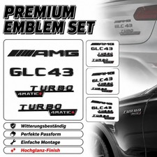 Für Mercedes GLC-Klasse AMG Außen Schwarze Zierelemente GLC43 TURBO4matic+ Für Mercedes GLC-Klasse AMG Außen Schwarze Zierelemente GLC43 TURBO4matic+