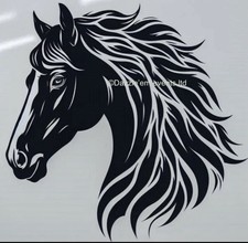 1 x Horse Box Vinyl Sticker – Equestrian Trailer Stable or Van Decal