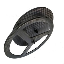 700C 3 Spokes/Disc Wheel Carbon Fiber Road Bicycle Disc Brake Wheelset UD Matte