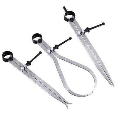3 Pcs Id Diameter Measuring Tool Measurement inside Calipers