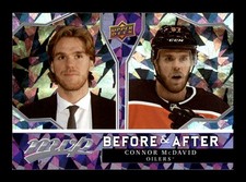 5-11-19 PWE . hockey . 2021-22 mvp connor mcdavid before and after . #ba-2