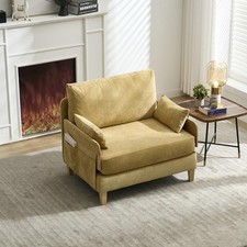 3-in-1 Convertible Sleeper Chair Sleeper Sofa Couch Bed with 3 Pillows