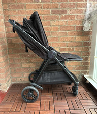 Mamas  & Papas Libro Black Folding Pushchair, Single, From Birth, Rubber Tyres