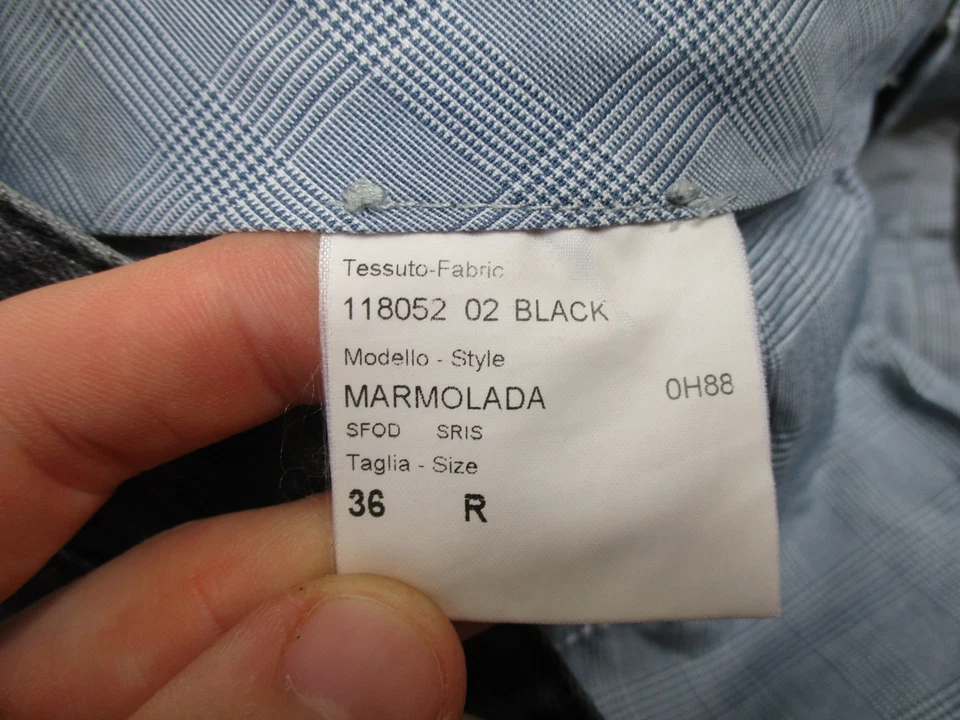 Brioni Jeans Mens 36 Black Marmolada Straight Leg Pants Italy Designer Luxury - Image 3 of 4