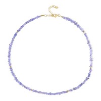 Cavill Tansanit Halskette 37,167Ct Vergoldetes 925 Sterling Silber Lila Schmuck