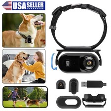 Wireless Dog Cat Collar Camera Recorder Cam Video Monitor Pet Mini Sports Camera