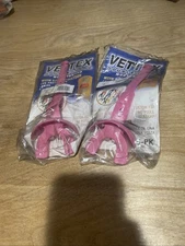 VETTEX Double Mouthguard with Strap and Lip Guard ADULT or YOUTH 2 Pack Pink