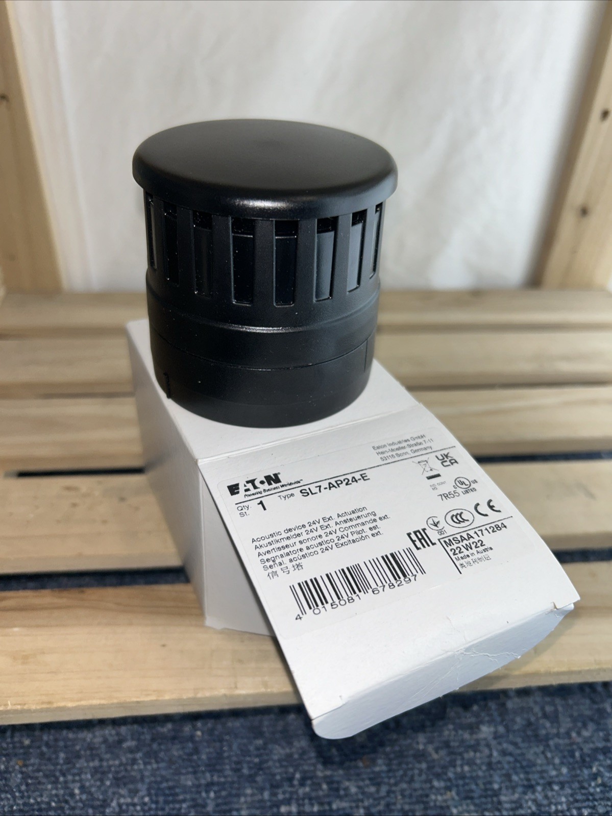 Eaton 171284 SL7-AP24-E Sounder 24V 100dB Adjustable Volume